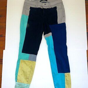 J Brand Jeans 619 Super Skinny Colorblock Jeans Size 28